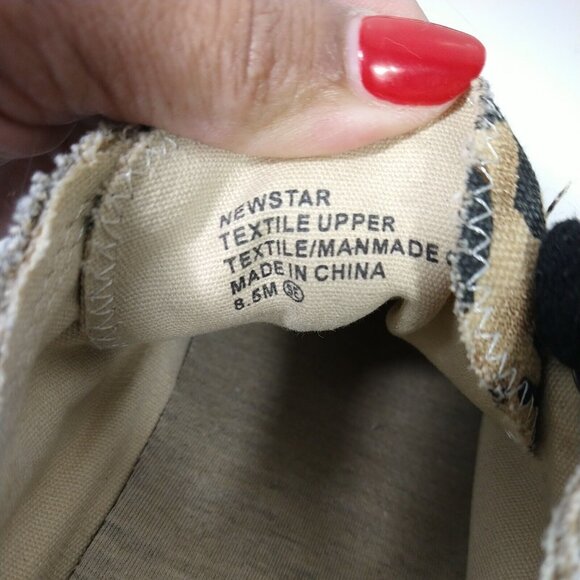 JellyPop Comfort Fit Sneakers Shoes Women Size 8.5 Brown Leopard Animal Print - Picture 7 of 7